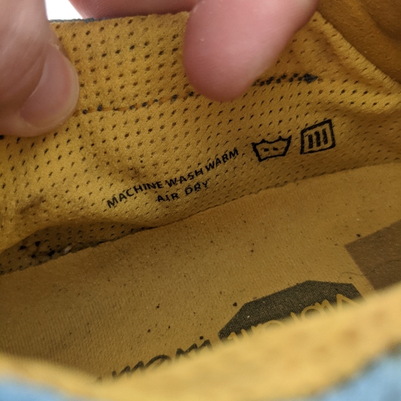 VIBRAM SZ 38 (6.5-7) FIVE FINGER BLUE YELLOW ATHLETIC SHOE - Picture 3 of 9